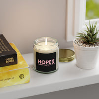 Inspirational Hope Candle – “Tougher Than Tumors” Breast Cancer Gift for Her | 4oz or 9oz Coconut Apricot Wax | Clear or Amber Glass Jar