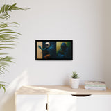 54 Mondays™ Project | Out of Sync Out of Touch – Beverly Hills Edition | Cosmic Noir Wall Art | Limited Gold Max Fuega™ Signature | FSC-Certified Framed Matte Canvas