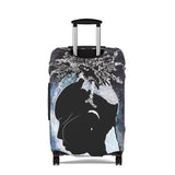Luggage with a horse design on a white background