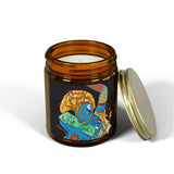 Indigenous Blue Candle – 9oz Coconut Apricot Wax withUp To  20hr Burn | Relaxing Gift for Home, Decor & Self-Care Moments
