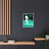 Purify Yourself In the Waters Of… – Framed 18x24 Canvas | Divine Feminine Water Sign Wall Art (Cancer, Scorpio, Pisces) | (FSC-Certified Wood) | International Shipping Available