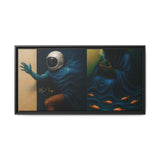 54 Mondays™ Project | Out of Sync Out of Touch – Beverly Hills Edition | Cosmic Noir Wall Art | Limited Gold Max Fuega™ Signature | FSC-Certified Framed Matte Canvas