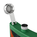 54 Mondays™ Project | Mona Marlowe: The Winged Reckoning – Beverly Hills Edition | Cosmic Noir Fantasy Valkyrie Stainless Steel Flask (6oz)