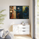 54 Mondays™ Project | Out Sight Out of Mind Out of Love – Beverly Hills Edition | Cosmic Noir Triptych | Limited Gold Max Fuega™ Signature | FSC-Certified Framed Matte Canvas