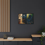 54 Mondays™ Project | Out Sight Out of Mind Out of Love – Beverly Hills Edition | Cosmic Noir Triptych | Limited Gold Max Fuega™ Signature | FSC-Certified Framed Matte Canvas