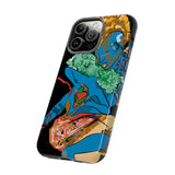 Indigenous Blue iPhone Tough Cases – Artistic Protective Covers | Fits iPhone 8 to iPhone 16 Pro Max | Licensed Design by Quuban Quinterro™