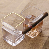 For Wine Lovers | @BuyMartian Sip & Smoke Crystal Glass | Elegant Cigar Holder and Whiskey Glass | Perfect Gift for Whiskey Lovers and Aficionados