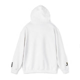 🛸 Gold Abstract MARTIAN™ Embroidered Hoodie – Unisex Pullover | Alien Face Design | Buy Martian Merch™ Cotton Hoodie (Multiple Colors)