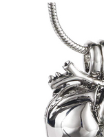 Your Fave Travel Merch | Zinc Alloy Heart Anatomical Shape Openable Ashes Memorial Necklace Pendant Perfume Bottle
