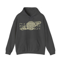 Your Fave Travel Merch | I'm A Homebody Who Ain't For Everybody ™ Unisex Hooded Sweatshirt | Sizes Up To 5X Crème