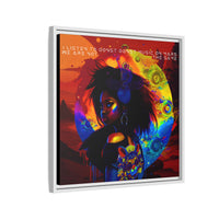 Seluna Virelle – Oonst Oonst Music on Mars Edition | 20x20 Framed Canvas Wall Art | 54 Mondays Project™ | International Shipping Available