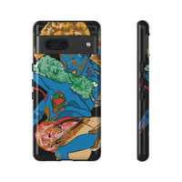 Indigenous Blue Google Pixel Tough Cases – Artistic Protective Covers | Fits Pixel 3 to Pixel 9 Pro | Licensed Design by Quuban Quinterro™