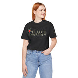 Love Me Like a Martian™ T-Shirt – Unisex Jersey Graphic Tee | Logic & Love Collection