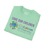 Save Our Children™ Children of Diversity Unisex T-Shirt | Diversity Awareness Tee (XS–5XL)