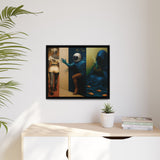 54 Mondays™ Project | Out Sight Out of Mind Out of Love – Beverly Hills Edition | Cosmic Noir Triptych | Limited Gold Max Fuega™ Signature | FSC-Certified Framed Matte Canvas