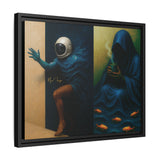 54 Mondays™ Project | Out of Sync Out of Touch – Beverly Hills Edition | Cosmic Noir Wall Art | Limited Gold Max Fuega™ Signature | FSC-Certified Framed Matte Canvas