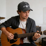 2pcs Guitar Accessories Baseball Cap Guitar Hat Gifts For Women and Men, Adjustable Embroidered Wash Cotton Unisex Baseball Cap