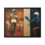 54 Mondays™ Project | Out of Orbit Out of Reach – Beverly Hills Edition | Cosmic Noir Wall Art | Limited Gold Max Fuega™ Signature | FSC-Certified Framed Matte Canvas