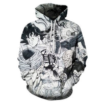 @BuyMartian | Unisex Dragon Ball Z Hoodie – Anime Cartoon 7-Star Pocket Sweatshirt with Long Sleeves