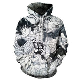 @BuyMartian | Unisex Dragon Ball Z Hoodie – Anime Cartoon 7-Star Pocket Sweatshirt with Long Sleeves