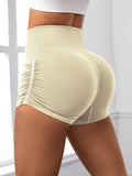 @TheSaucyMartian | Scrunch Butt Lifting Shorts for Women – High-Waisted Seamless Yoga Biker Shorts | Tummy Control Gym Wear