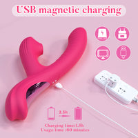 10 Mode Clitoral Sucking Vibrator G Spot Massager Waterproof USB Toy