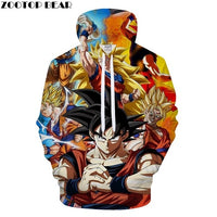 @BuyMartian | Unisex Dragon Ball Z Hoodie – Anime Cartoon 7-Star Pocket Sweatshirt with Long Sleeves