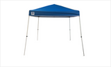 10x10 Pop Up Canopy Tent – Blue Slant Leg Steel Frame w/ Wheeled Bag, UV 50+ Outdoor Shade Shelter