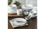 Corelle 12-Piece White Glass Dinnerware Set, Plates Bowls, Service for 4 | US SHIPPING