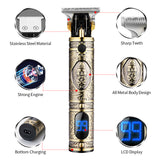 T9 Heavy-Duty Engraved Clippers — Real Metal, Clean Cuts, No-Nick Performance | Choose Bronze or Silver (or BOTH)