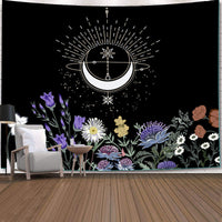 @BuyMartianHome | It's A VIBE | Unapologetically Her Boho Curly Haired Queen Goddess In Shades | Cosmic Themes | Tapestry for Your Favorite Wall