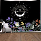 @BuyMartianHome | It's A VIBE | Unapologetically Her Boho Curly Haired Queen Goddess In Shades | Cosmic Themes | Tapestry for Your Favorite Wall
