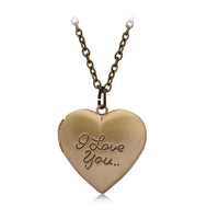 Your Fave Travel Merch | I Love You Secret Message Locket | Vintage Gifts for Her | Various Colors