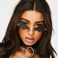 Personality Bat Sunglasses Men And Women Unisex European And American Trend Colorful Street Shooting Sunglasses