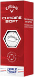 Callaway Chrome Soft Triple Track Golf Balls – Ultimate Soft Feel & Enhanced Accuracy