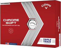 Callaway Chrome Soft Triple Track Golf Balls – Ultimate Soft Feel & Enhanced Accuracy