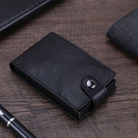 Your Fave Travel Merch | Vegan Leather RFID Blocking Wallet Card & Cash Holder | Stack Up Pull Out Mini Cascading | Various Colors
