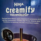 Ninja CREAMi 5-in-1 Ice Cream Maker  | Ice Cream, Sorbet, Gelato & Milkshake Machine w/ 2 Pint Containers – White/Black