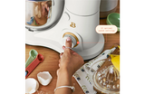 COMPACT Beautiful 3.5QT Stand Mixer by Drew Barrymore | 300W Tilt-Head Electric Mixer w/ 12 Speeds, Dough Hook & Whisk – White Icing