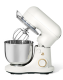COMPACT Beautiful 3.5QT Stand Mixer by Drew Barrymore | 300W Tilt-Head Electric Mixer w/ 12 Speeds, Dough Hook & Whisk – White Icing