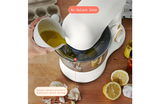 COMPACT Beautiful 3.5QT Stand Mixer by Drew Barrymore | 300W Tilt-Head Electric Mixer w/ 12 Speeds, Dough Hook & Whisk – White Icing