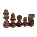 Brand New 32pcs Wooden Chess Pieces – Complete International Chess Set with Two Sizes for Chess Enthusiasts & Entertainment