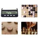 Digital Chess Clock – Professional Timer with Countdown, Delay, and Alarm Features for Chess Board Games