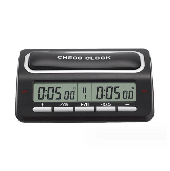 Digital Chess Clock – 39 Pre-Set Timing Rules, Tournament-Ready Countdown Timer for Competitive Chess Games