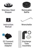 InSinkErator Evolution 1300 Garbage Disposal 3/4 HP | Advanced Series Quiet Continuous Feed w/ EZ Connect Installation
