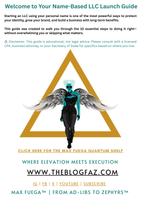 Start Smart: FREE 10-Step LLC Checklist for Your Personal Brand | The Max Fuega™ Quantum Shelf Series (Business)