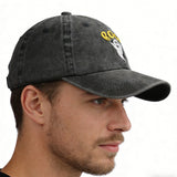 2pcs Cute Spooky BOO Cap For Women and Men, Adjustable Embroidered Wash Cotton Baseball Cap