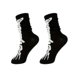 Your Fave Holiday Merch | @BuyMartian Unisex Festive Halloween Novelty Socks | 4 or 5 Pack | Spooky Animal Skeleton, Skulls, Pumpkins, Bats, and Eyeballs Design | Soft, Breathable, Stretchy | For Parties, Cosplay, Casual wear | Great Gift