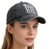 2pcs Golf Gifts Hats Par Tee Hats For Men and Women, Adjustable Embroidered Wash Cotton Unisex Baseball Cap
