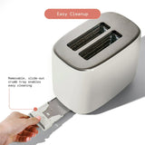 Beautiful 2 Slice Modern Toaster White Icing Touch Display Wide Slot 7 Shade Browning by Drew Barrymore